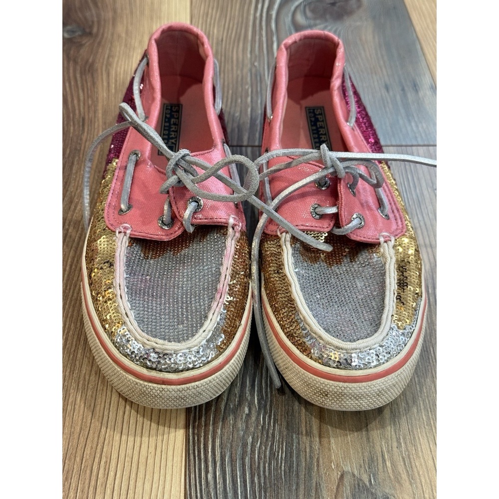 Sperry Top Siders Loafers Boat Shoes Sequins Slip On Women's 8.5M - Picture 2 of 7